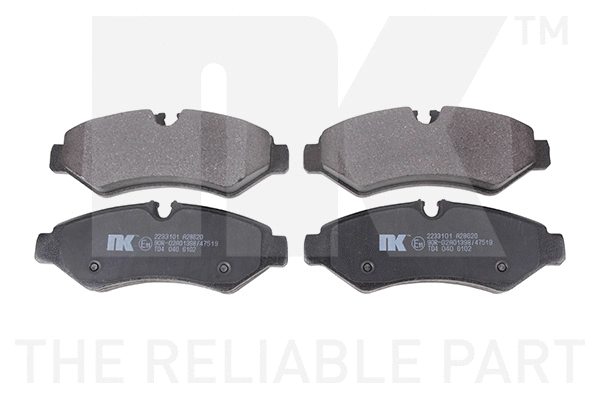 Brake Pad Set, disc brake (2233101)
