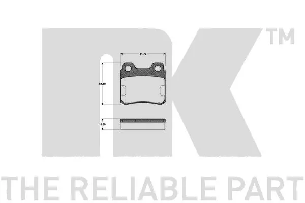 Brake Pad Set, disc brake (223310)