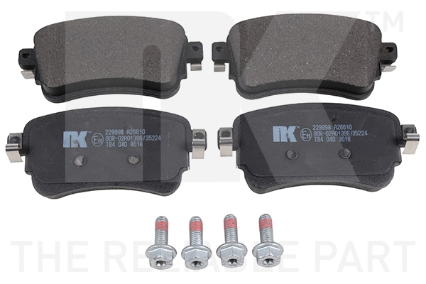 Brake Pad Set, disc brake (229998)
