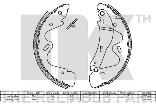 Brake Shoe Set