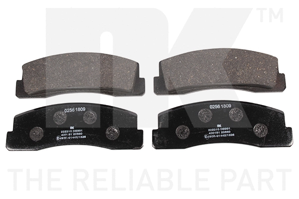 Brake Pad Set, disc brake (222310)