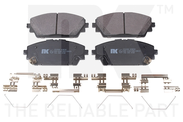 Brake Pad Set, disc brake (223268)