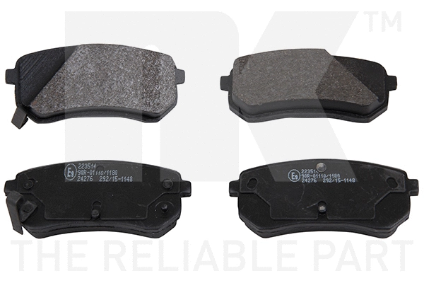 Brake Pad Set, disc brake (223514)