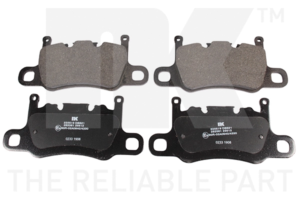 Brake Pad Set, disc brake (225619)