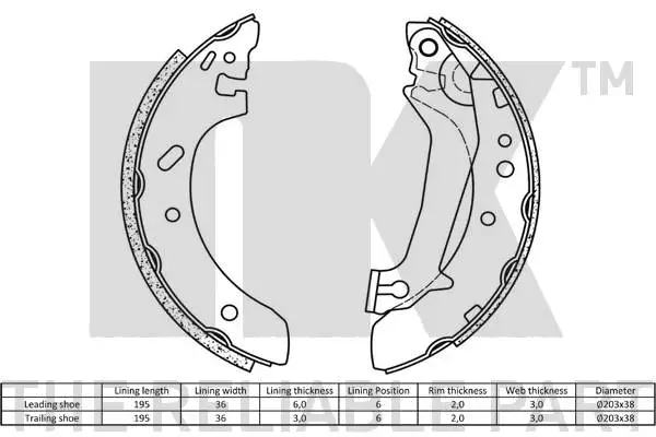 Brake Shoe Set