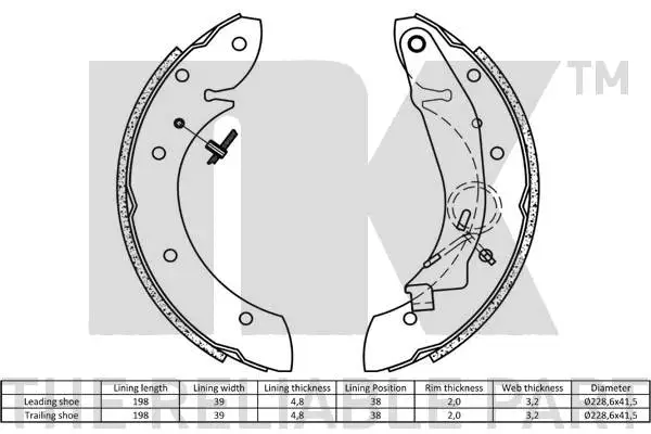 Brake Shoe Set