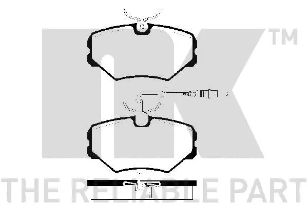 Brake Pad Set, disc brake (223734)