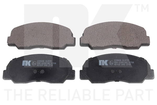 Brake Pad Set, disc brake (229948)