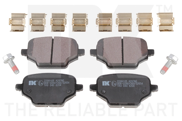 Brake Pad Set, disc brake (2299105)