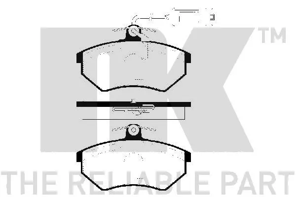 Brake Pad Set, disc brake (224741)