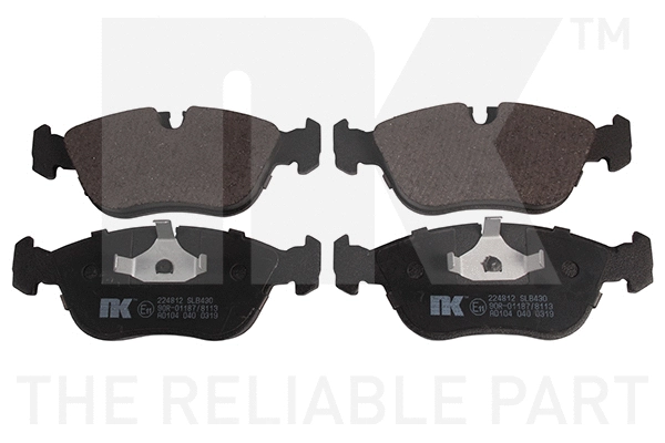 Brake Pad Set, disc brake (224812)