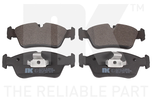 Brake Pad Set, disc brake (221573)