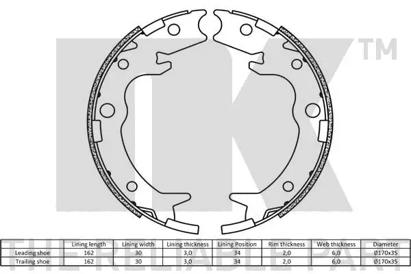 Brake Shoe Set