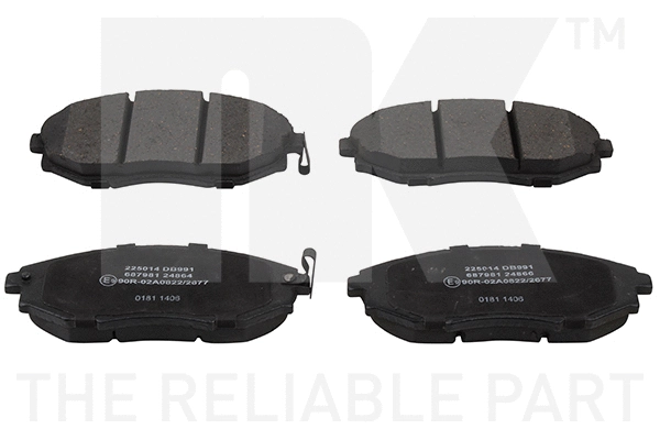 Brake Pad Set, disc brake (225014)