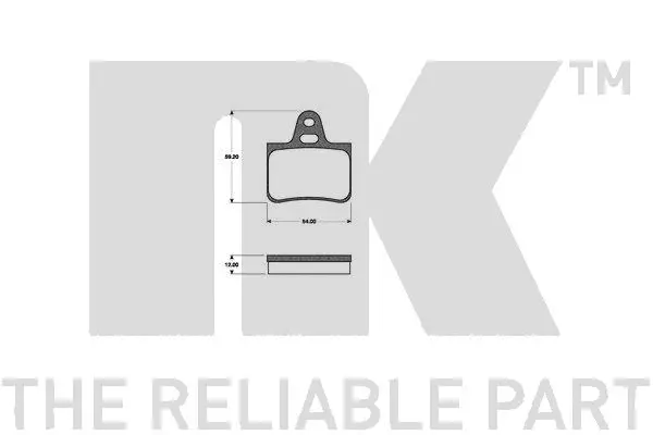 Brake Pad Set, disc brake (221904)