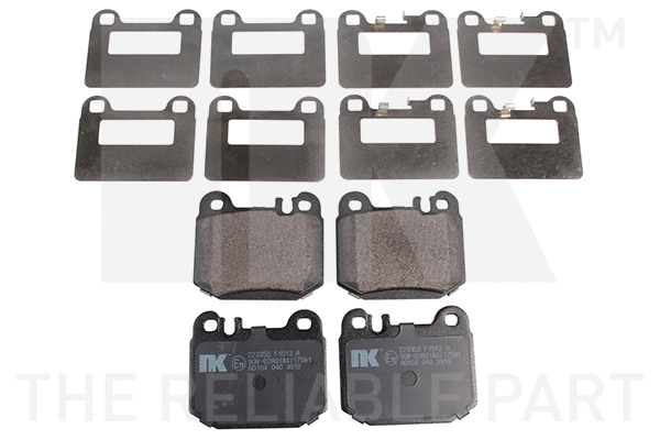 Brake Pad Set, disc brake (223350)