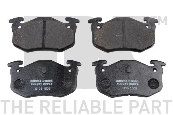 Brake Pad Set, disc brake (229955)