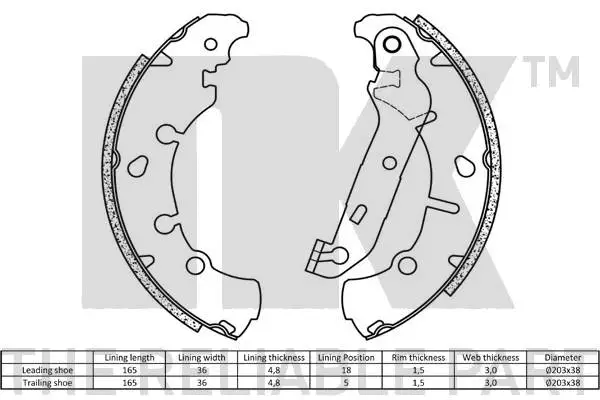 Brake Shoe Set