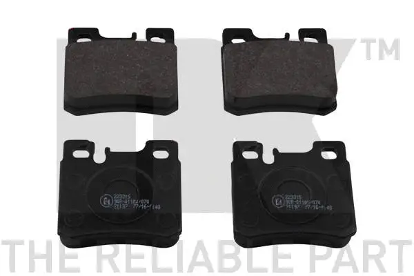 Brake Pad Set, disc brake (223315)