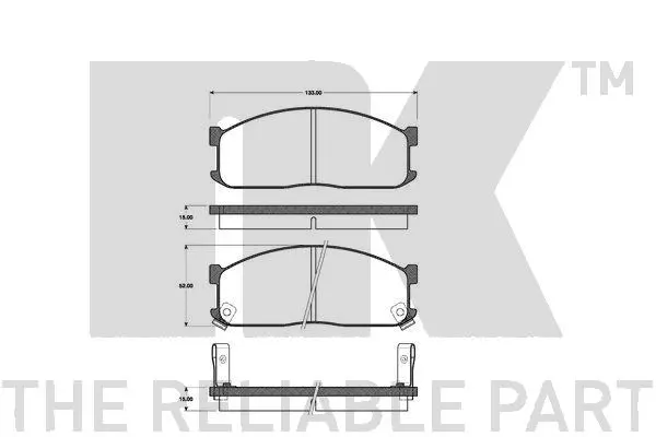 Brake Pad Set, disc brake (223214)