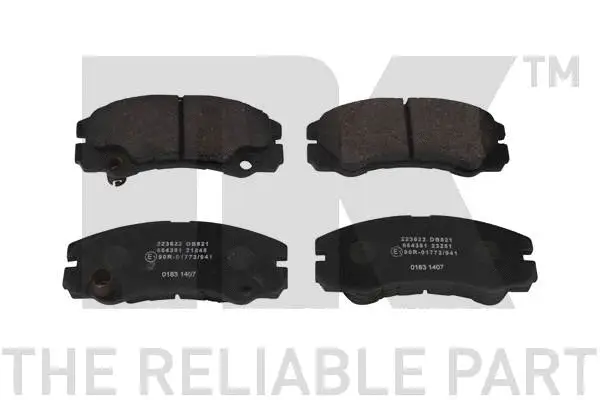 Brake Pad Set, disc brake (223622)