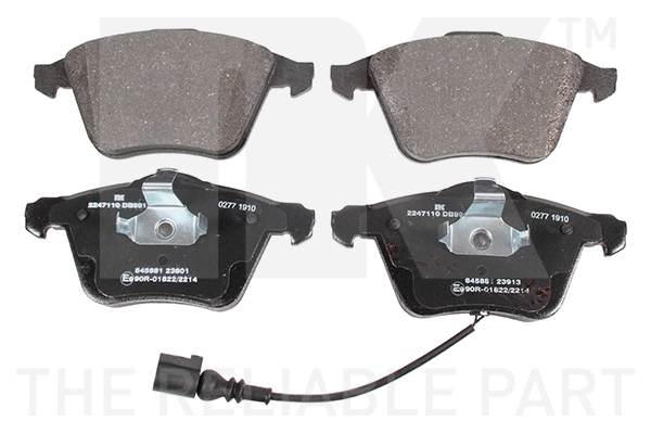 Brake Pad Set, disc brake (2247110)