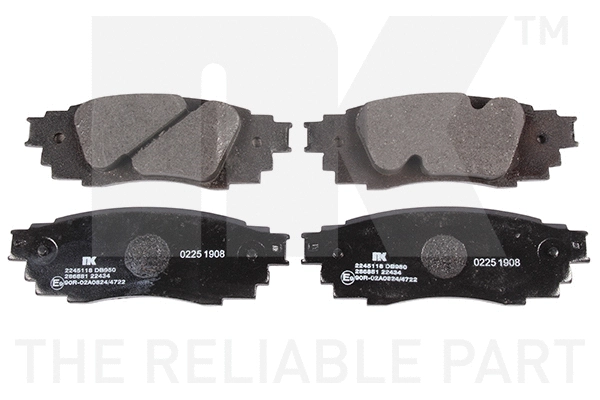 Brake Pad Set, disc brake (2245118)