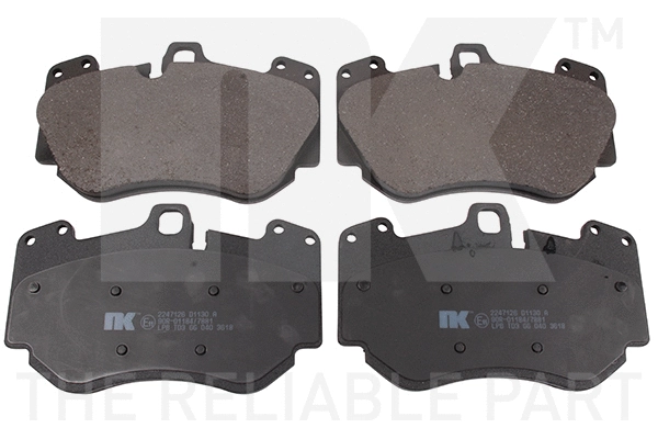 Brake Pad Set, disc brake (2247126)