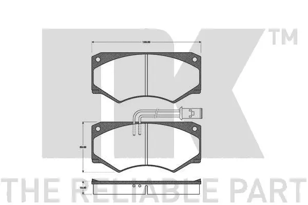 Brake Pad Set, disc brake (222331)