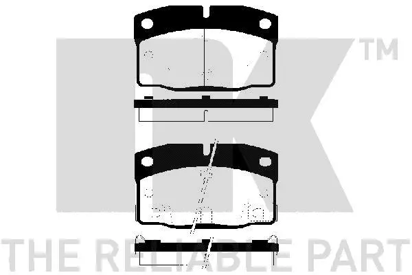 Brake Pad Set, disc brake (229211)