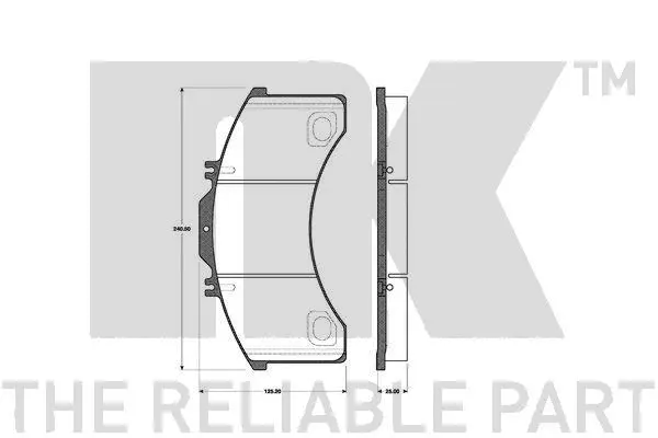 Brake Pad Set, disc brake (222346)