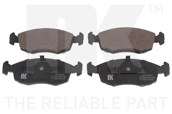 Brake Pad Set, disc brake (222516)