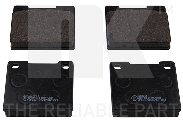 Brake Pad Set, disc brake (229911)