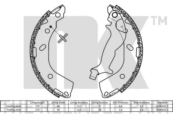 Brake Shoe Set