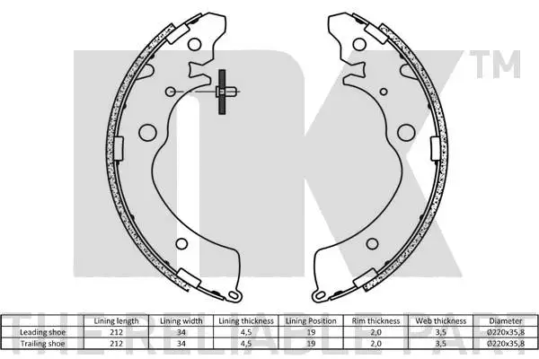 Brake Shoe Set