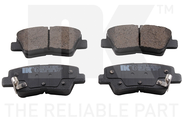 Brake Pad Set, disc brake (223529)