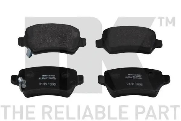 Brake Pad Set, disc brake (223625)