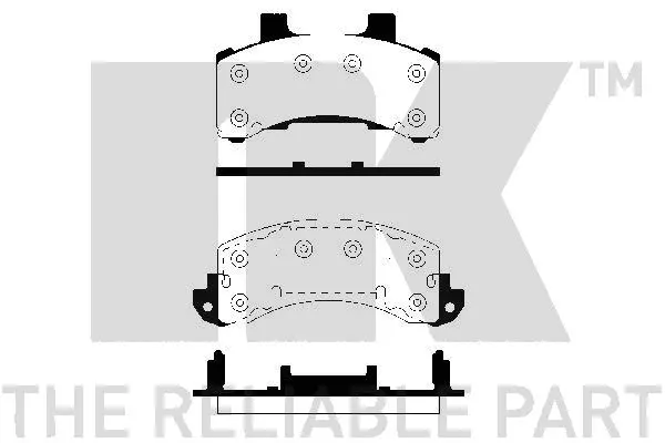 Brake Pad Set, disc brake (229202)