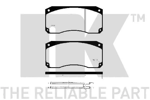 Brake Pad Set, disc brake (223935)