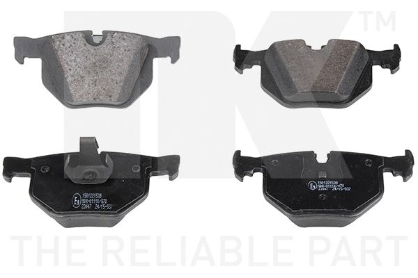 Brake Pad Set, disc brake (221538)