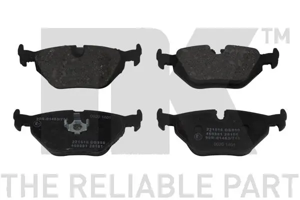 Brake Pad Set, disc brake (221516)