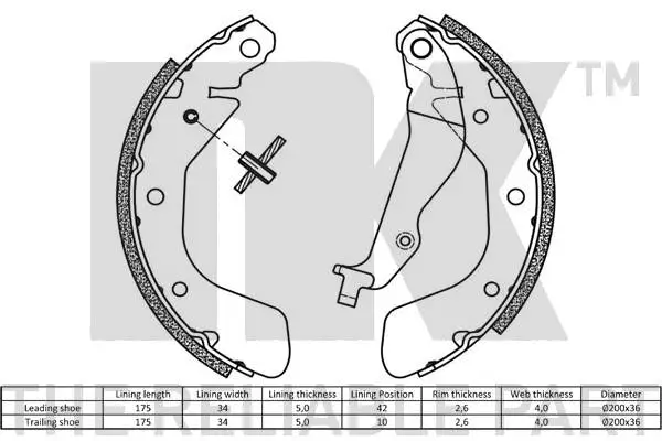 Brake Shoe Set