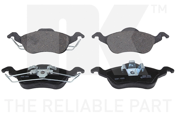 Brake Pad Set, disc brake (222551)