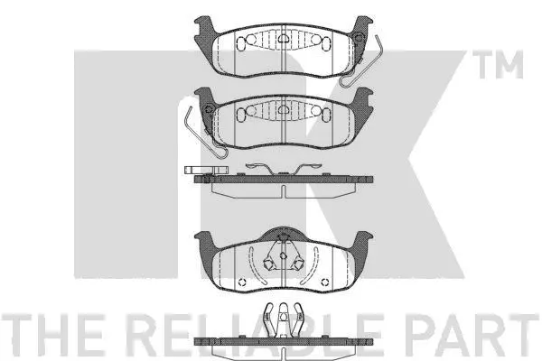 Brake Pad Set, disc brake (222266)