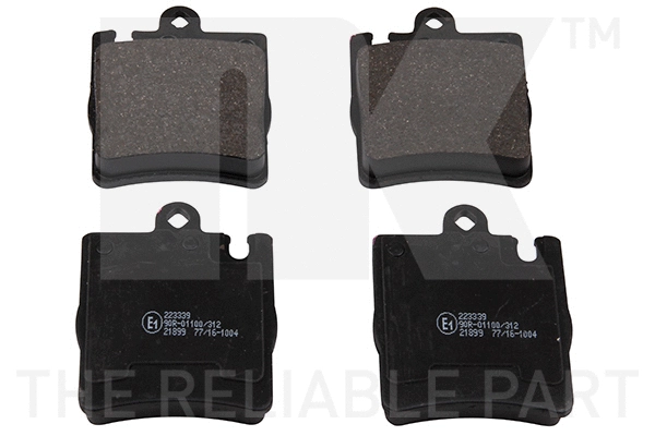 Brake Pad Set, disc brake (223339)