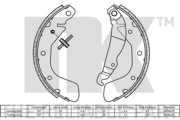 Brake Shoe Set