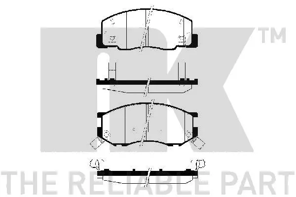 Brake Pad Set, disc brake (224545)