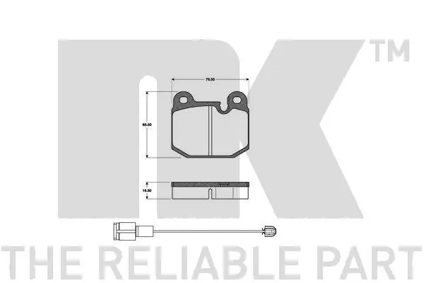 Brake Pad Set, disc brake (221501)