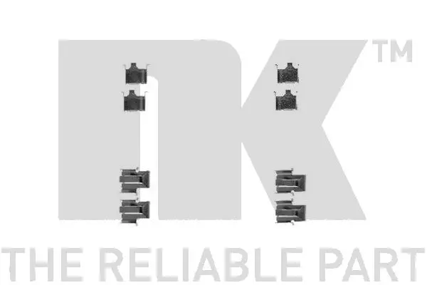 Accessory Kit, disc brake pad (7930078)