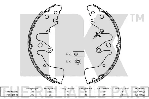 Brake Shoe Set